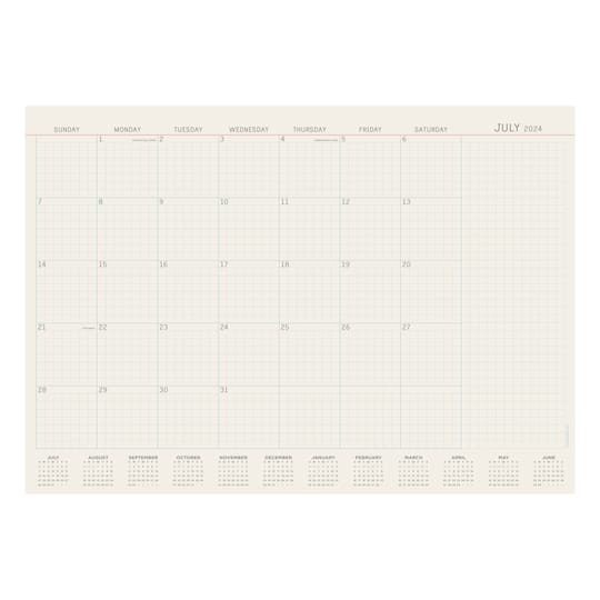 TF Publishing 2024-2025 Medium Vintage Professional Desk Pad Calendar